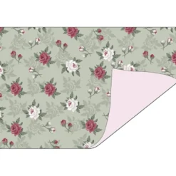 Faltpapiere Duo-Design 26, 10x15 cm, Blumen/rosa, 50 Stück