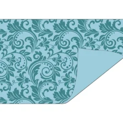 Faltpapiere Duo-Design 30, 10x15 cm, Ornamente/blau, 50 Stück