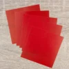 Faltpapiere, transparent, 20cm x 20cm, 110 g/m², rot, 100 Stück