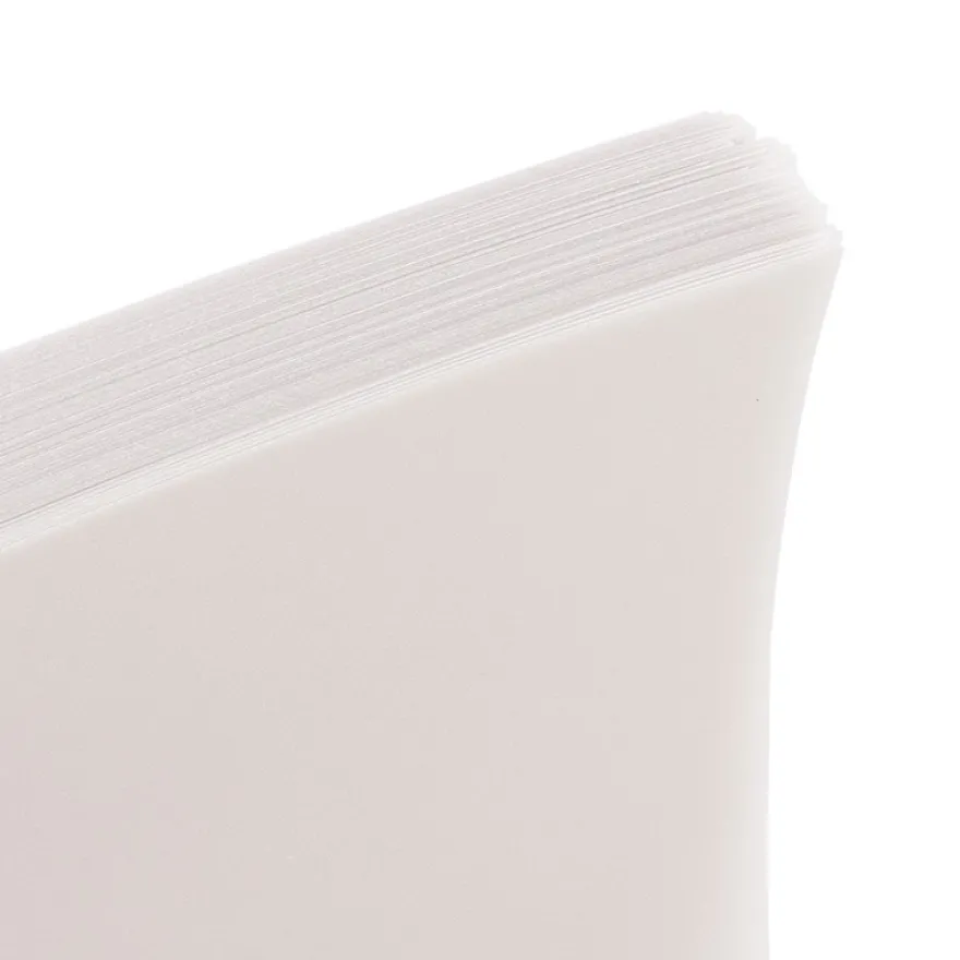 Faltpapiere, transparent, 10cm x 10cm, 110 g/m², weiß, 100 Stück