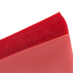 Faltpapiere, transparent, 15cm x 15cm, 110 g/m², rot, 100 Stück