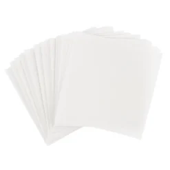 Faltpapiere, transparent, 15cm x 15cm, 110 g/m², weiß, 100 Stück