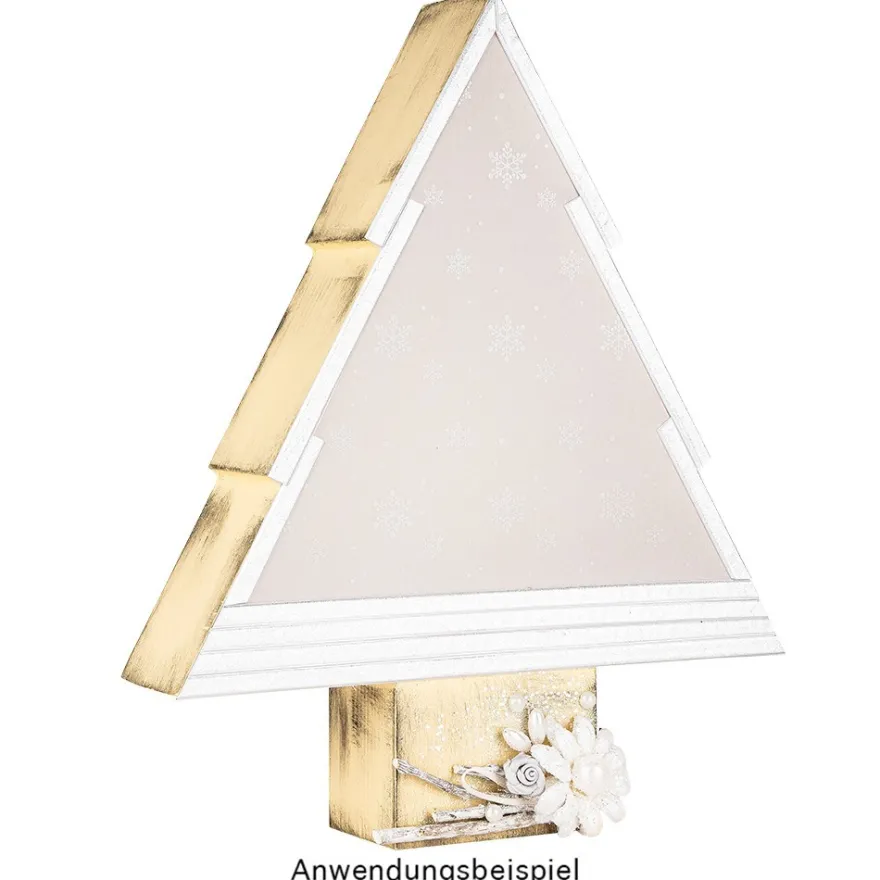 Faltpapiere, transparent, Eiskristalle, 20cm x 20cm, 110 g/m², weiß/silber, 100 Stück