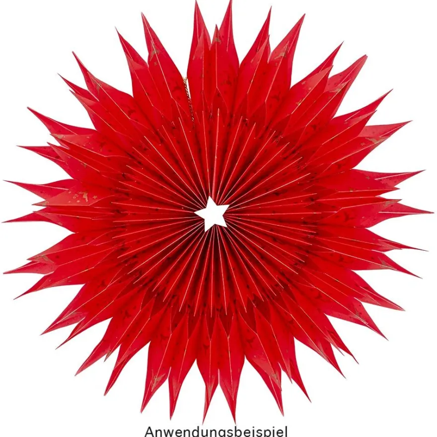 Faltpapiere, transparent, Hirsche, 20cm x 20cm, 110 g/m², rot/gold, 100 Stück