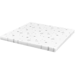 Faltpapiere, transparent, Sterne, 15cm x 15cm, 110 g/m², weiß/silber, 100 Stück