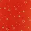 Faltpapiere, transparent, Sterne, 20cm x 20cm, 110 g/m², rot/gold, 100 Stück