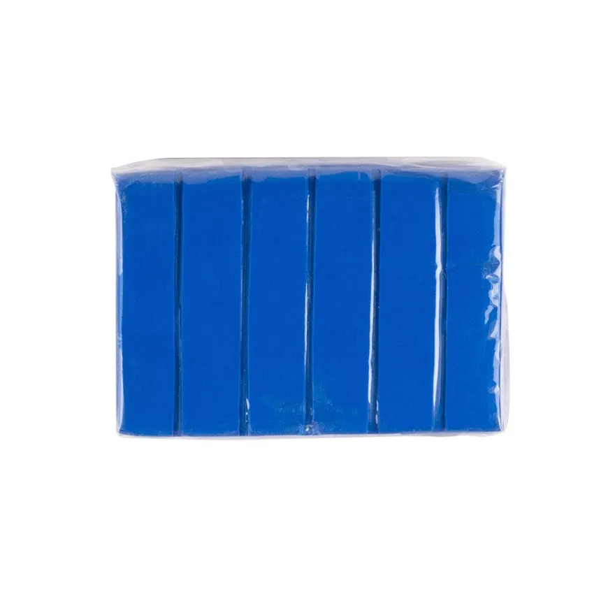 Faszina Soft, Design-Modelliermasse, blau mit Glitzer, 55g, leicht formbar, ofenhärtend