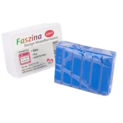 Faszina Soft, Design-Modelliermasse, blau, 55g, leicht formbar, ofenhärtend