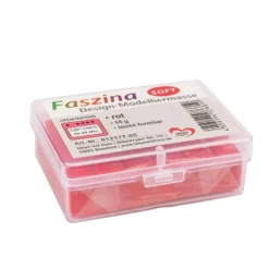 Faszina Soft, Design-Modelliermasse, rot, 55g, leicht formbar, ofenhärtend