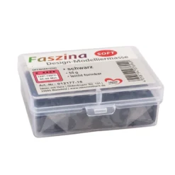 Faszina Soft, Design-Modelliermasse, schwarz, 55g, leicht formbar, ofenhärtend