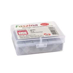 Faszina Soft, Design-Modelliermasse, grau, 55g, leicht formbar, ofenhärtend