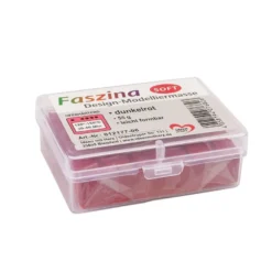 Faszina Soft, Design-Modelliermasse, dunkelrot, 55g, leicht formbar, ofenhärtend