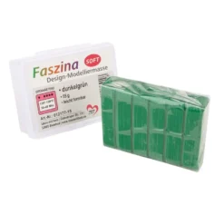 Faszina Soft, Design-Modelliermasse, dunkelgrün, 55g, leicht formbar, ofenhärtend