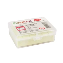 Faszina Soft, Design-Modelliermasse, pastellgrün mit Glitzer, 55g, leicht formbar, ofenhärtend