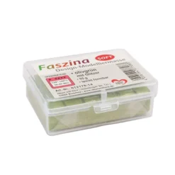Faszina Soft, Design-Modelliermasse, olivgrün mit Glitzer, 55g, leicht formbar, ofenhärtend