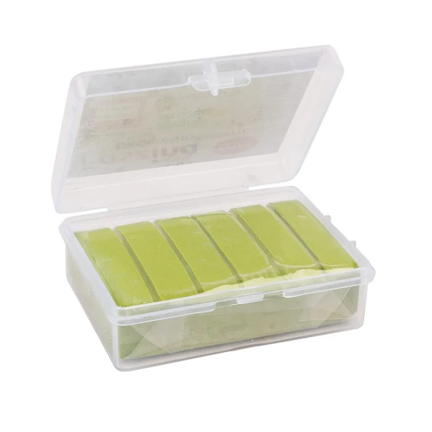 Faszina Soft, Design-Modelliermasse, olivgrün mit Glitzer, 55g, leicht formbar, ofenhärtend