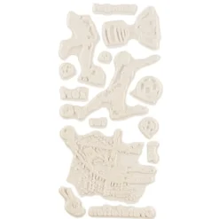 Feinkontur-Stempel, einzelne Motive auf Trägerfolie, Fußball