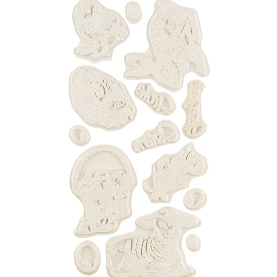 Feinkontur-Stempel, einzelne Motive auf Trägerfolie, Ostern