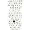 Feinkontur-Stempel, einzelne Motive auf Trägerfolie, Alphabet