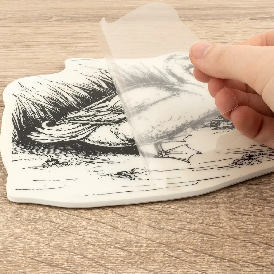 Feinkontur-Stempel, 15 x 15 cm, Ente