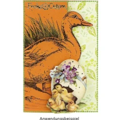 Feinkontur-Stempel, 15 x 15 cm, Ente