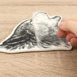 Feinkontur-Stempel, 15 x 15 cm, Wolf