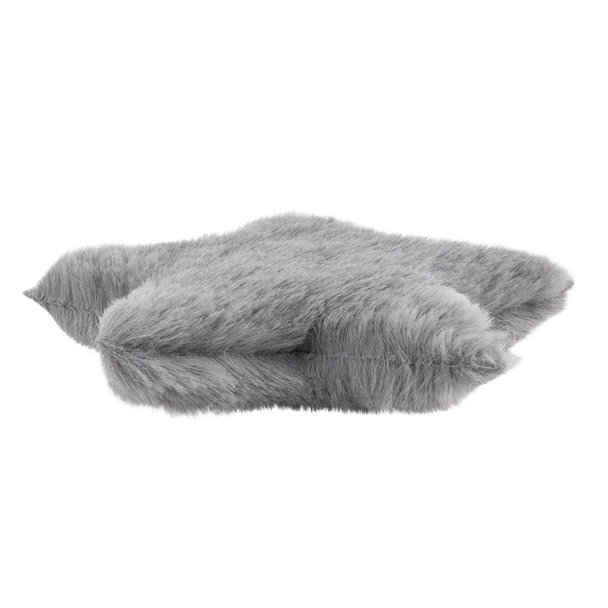 Fell-Sterne, Ø 11cm, grau, 2 Stück