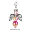 Filigrane Engelsflügel, Design 6, 1,9cm, silber, 30 Stück