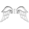 Filigrane Engelsflügel, Design 3, 1,9cm, silber, 30 Stück