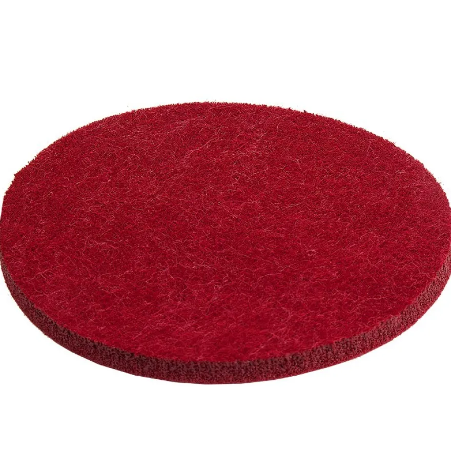 Filzuntersetzer, Ø 10cm, 5mm hoch, rot, inkl. Aufbewahrungsbox, 8 Stück