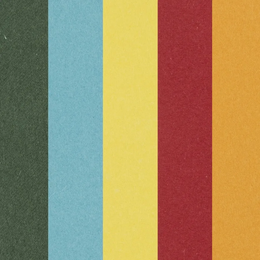 Flechtkörbe aus Papier, zum Selberflechten, 12cm x 8cm x 6,5cm, kräftige Farbtöne, 10 Stück