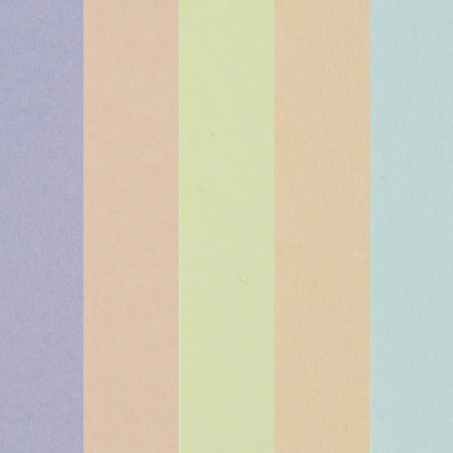 Flechtkörbe aus Papier, zum Selberflechten, 12cm x 8cm x 6,5cm, Pastelltöne, 10 Stück