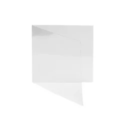 Folien-Grußkarten, 11,7cm x 11,7cm, transparent, 130µ, 20 Stück