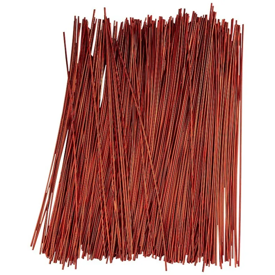 Folienhalme, Ø 2mm, 30cm lang, 40g, rot