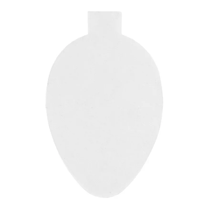 Folienscheiben, Eier, 5,9cm x 9,5cm, transparent, 200µ, 20 Stück