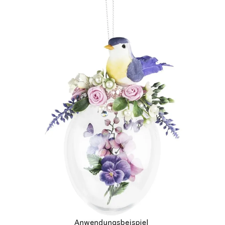 Folienscheiben, Eier, 5,9cm x 9,5cm, transparent, 200µ, 20 Stück