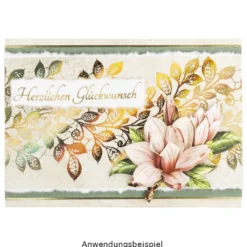 Gel-Klebetransfers & Metallic-Transferfolien, Blätter, 10cm x 30cm, 10 Bogen