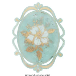 Gel-Klebetransfers & Metallic-Transferfolien, Winterschmuck, 10cm x 30cm, 10 Bogen