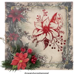 Gel-Klebetransfers & Metallic-Transferfolien, Winterschmuck, 10cm x 30cm, 10 Bogen
