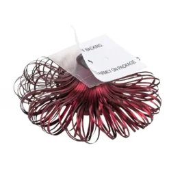 Geschenkband- & Schleifen-Mix, metallic, je 4 Schleifen & Geschenkbänder, verschiedene Farben