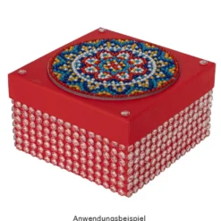 Geschenkboxen, quadratisch, 12 Größen, 6 Farben, 12-teilig