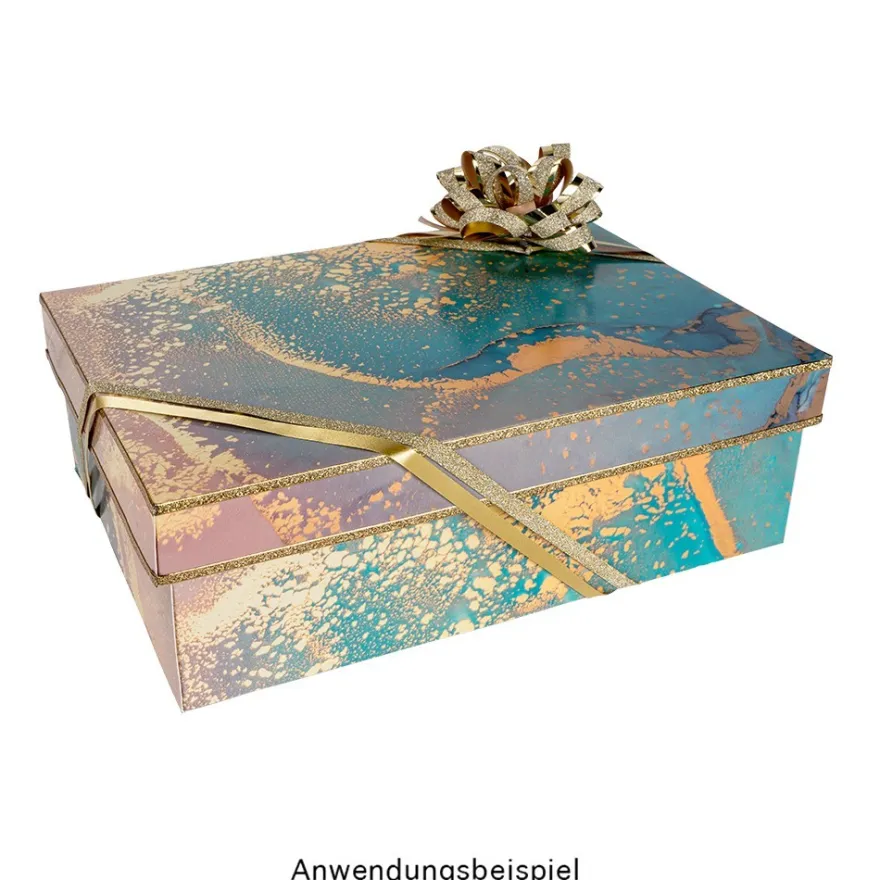 Geschenkboxen, rechteckig, verschiedene Größen, weiß, Rohlinge zum Weiterverzieren, 10 Stück
