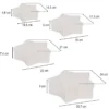 Geschenkboxen, Stern, 4 versch. Größen, mit Deckel, weiß, 4 Stück
