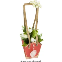 Geschenk-Taschen für Pflanzen, verschiedene Größen und Farben, 3 Stück