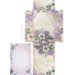 Geschenktaschen-Grußkarten, Winter/Weihnachten, 16,4 cm hoch, 8 Stück