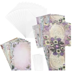 Geschenktaschen-Grußkarten, Winter/Weihnachten, 16,4 cm hoch, 8 Stück