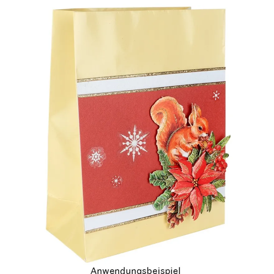 Geschenk-Taschen, klein, 16,2 x 12,2 cm, Pastelltöne, 10 Stück