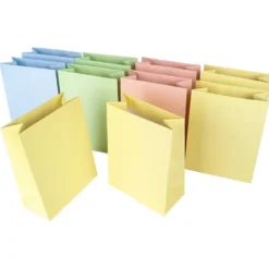 Geschenk-Taschen, klein, 16,2 x 12,2 cm, Pastelltöne, 10 Stück