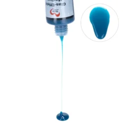 Glas-Effekt-Medium, flexibel, transparent-petrol, 90ml