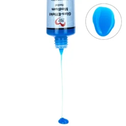 Glas-Effekt-Medium, flexibel, transparent-hellblau, 90ml